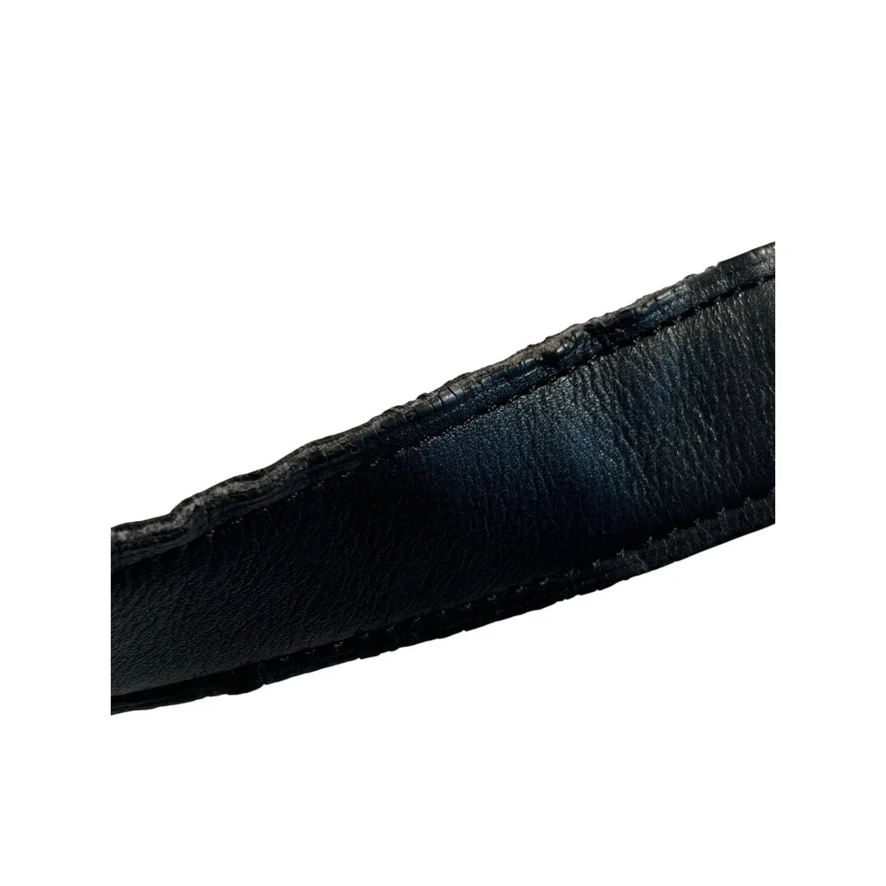 Coach Signature Legacy Leather Canvas 21149 Classic‎ Preppy Black Bag Purse